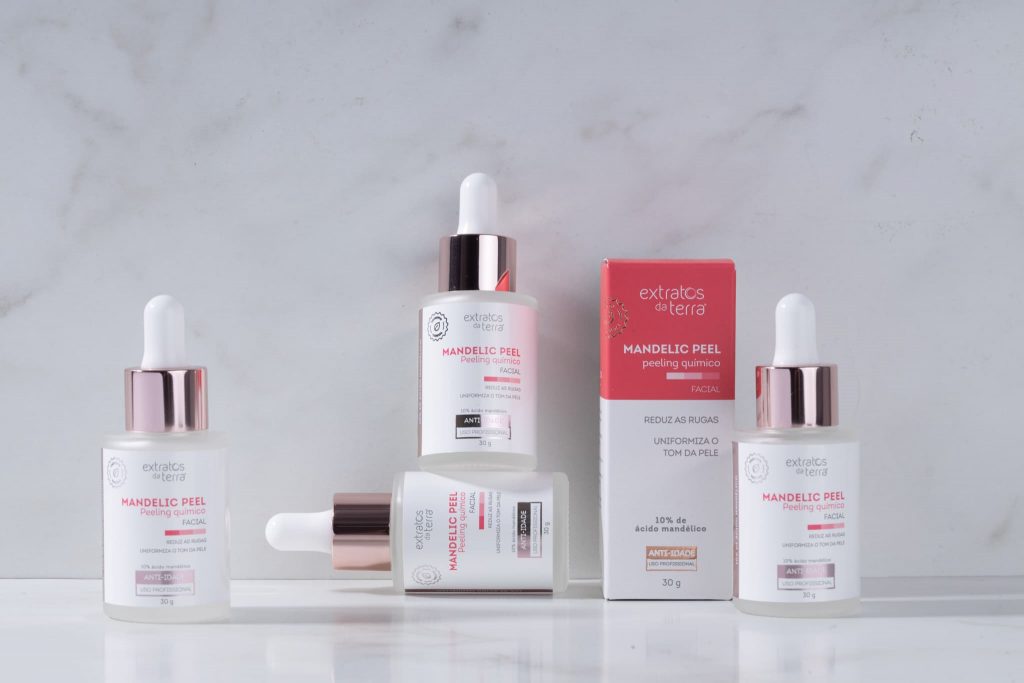 Peeling de ácido mandélico para acne