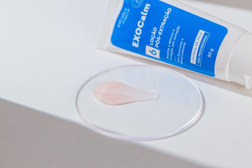 Loção Pós-extração para protocolos de limpeza de peles acneicas