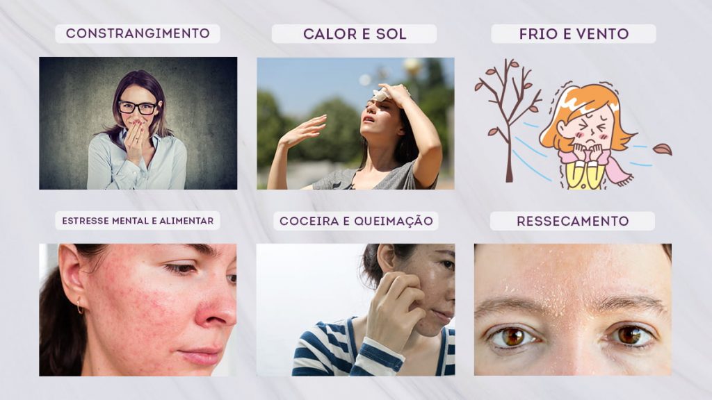 causas da pele sensivel